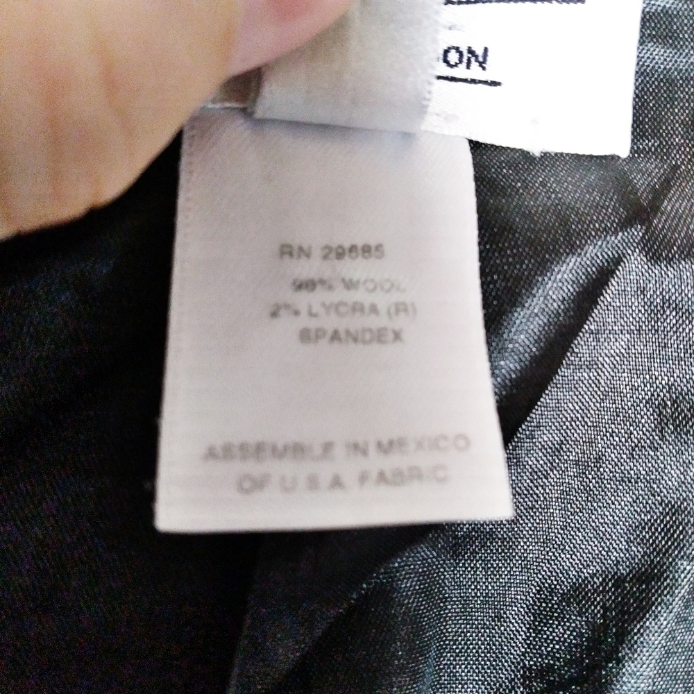 Pendleton Black Wool Blend Blazer 8P - Picture 7 of 7